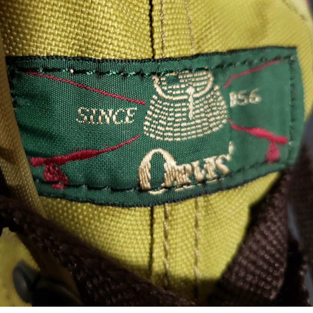 Orvis Wading Boots Men Size 8 Vintage Green Canvas Felt Sole Fly Fishing 482F-01 - Picture 9 of 11